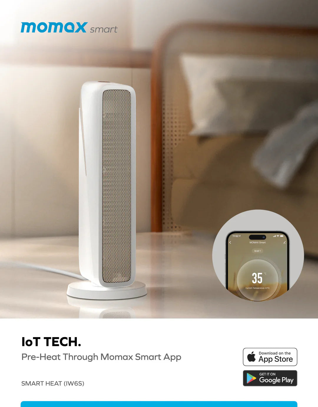 Smart Heat IoT Medium Space Heater (IW6S)