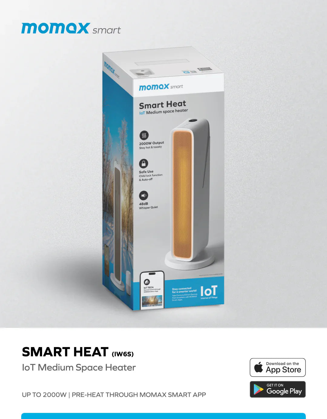 Smart Heat IoT Medium Space Heater (IW6S)