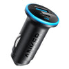 Anker 323 Car Charger - Black 52.5W شاحن سيارة بمنفذين