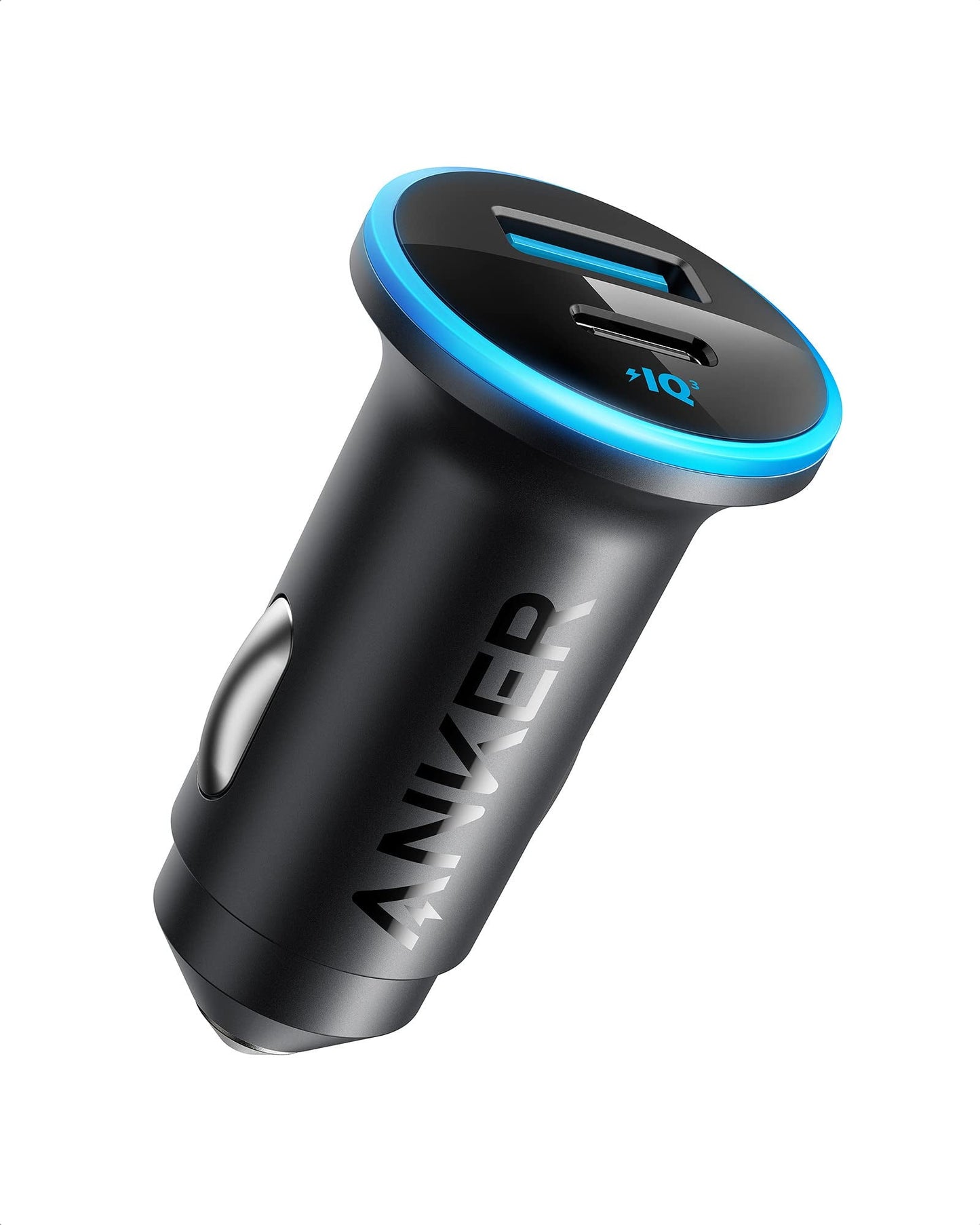 Anker 323 Car Charger - Black 52.5W شاحن سيارة بمنفذين