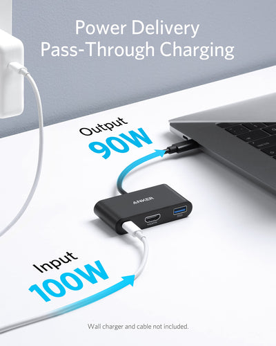 موزع Anker PowerExpand 3-in-1 USB-C Hub