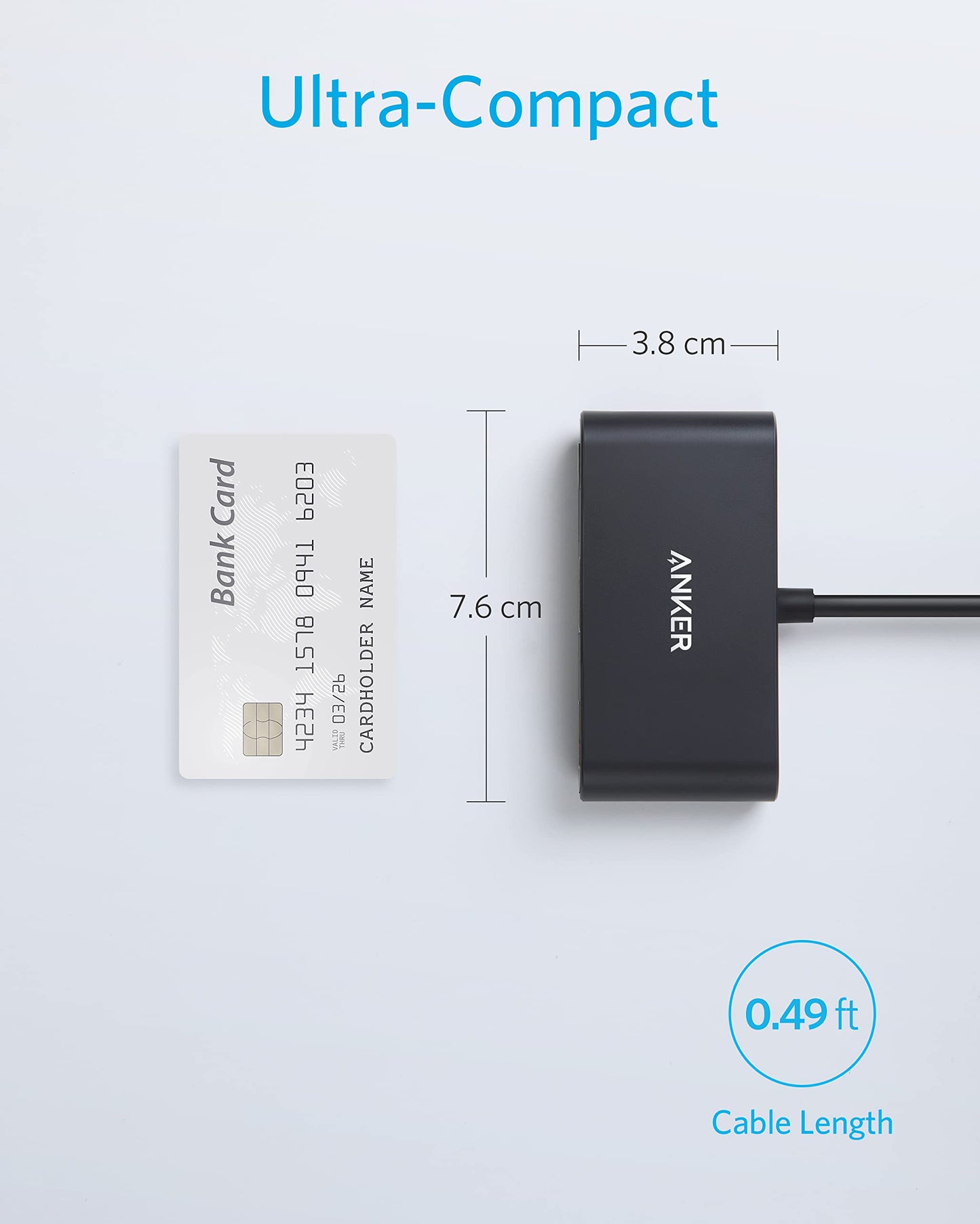 موزع Anker PowerExpand 3-in-1 USB-C Hub