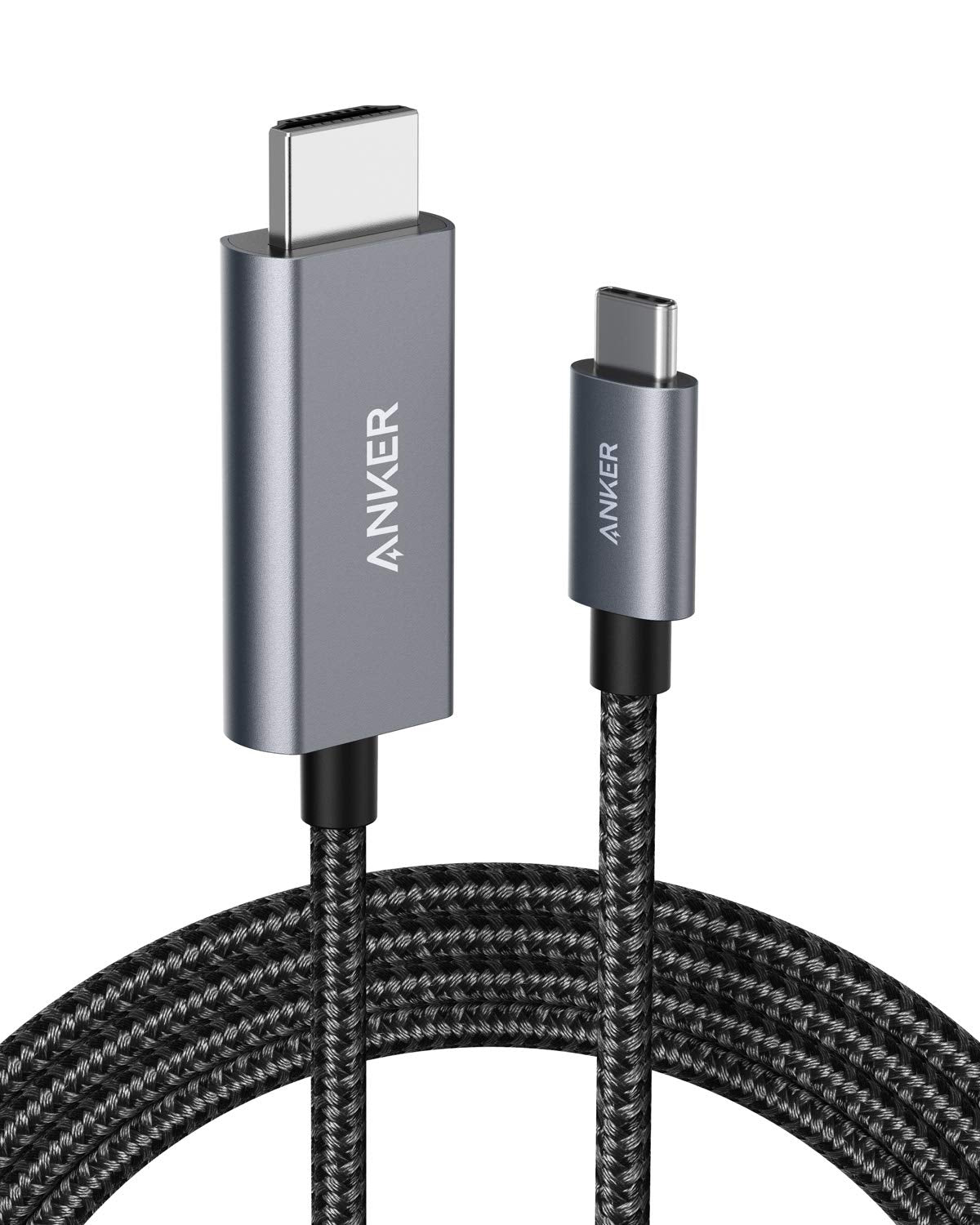 Anker USB C to HDMI Cable for Home Office 6ft, USB C to HDMI 4K 60Hz Cable