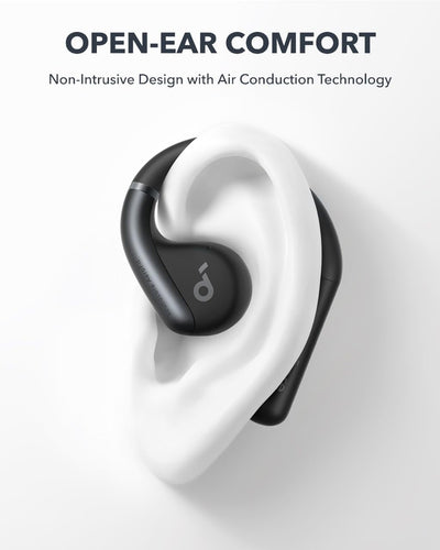 soundcore by Anker, AeroFit Open-Ear Headphones, Ultra Comfort, Snug Fit, Ergonomic Ear Hook