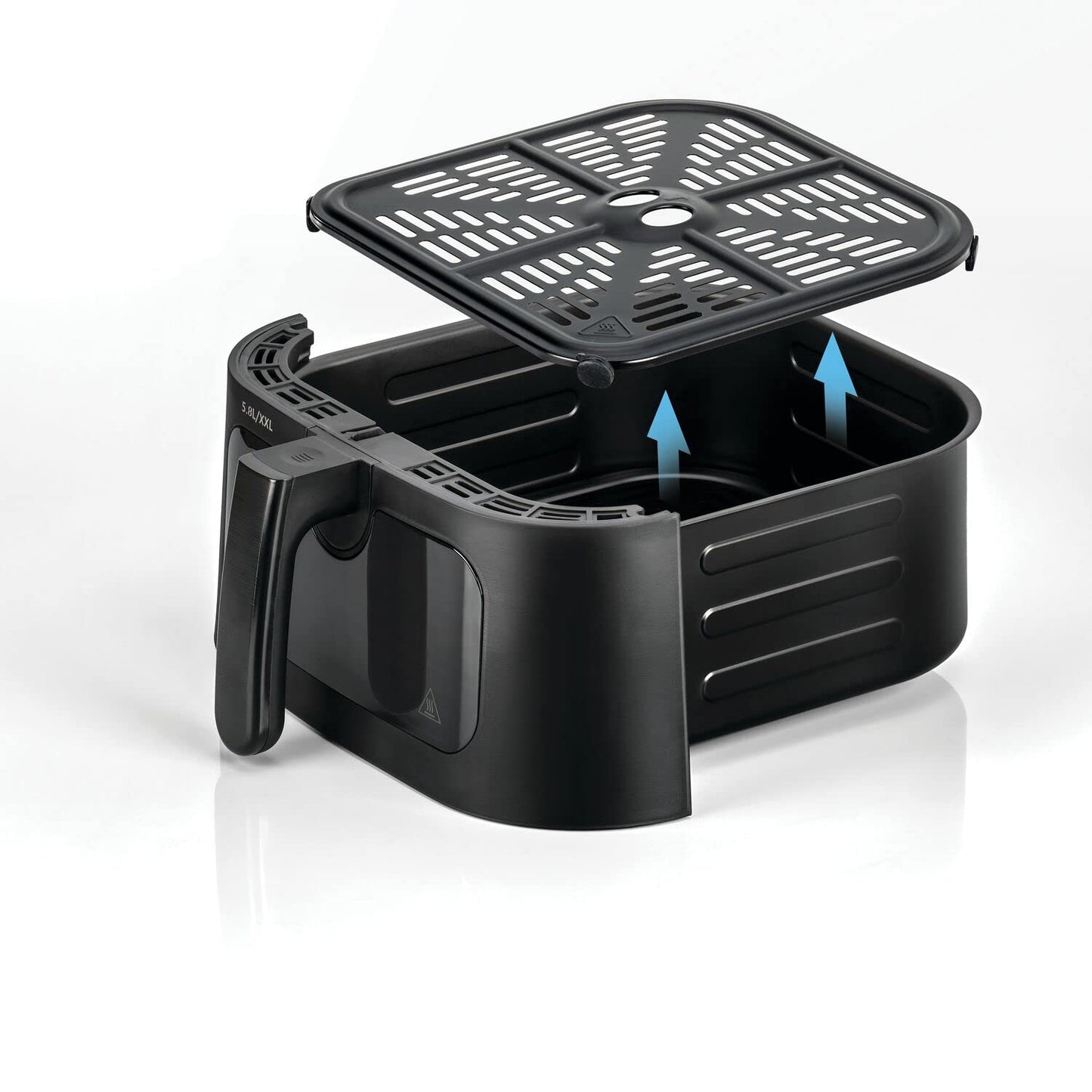 BLACK+DECKER XXL 2 KG/8.5 L Air Fryer, 5.8L Basket , 1800W, Touch Screen