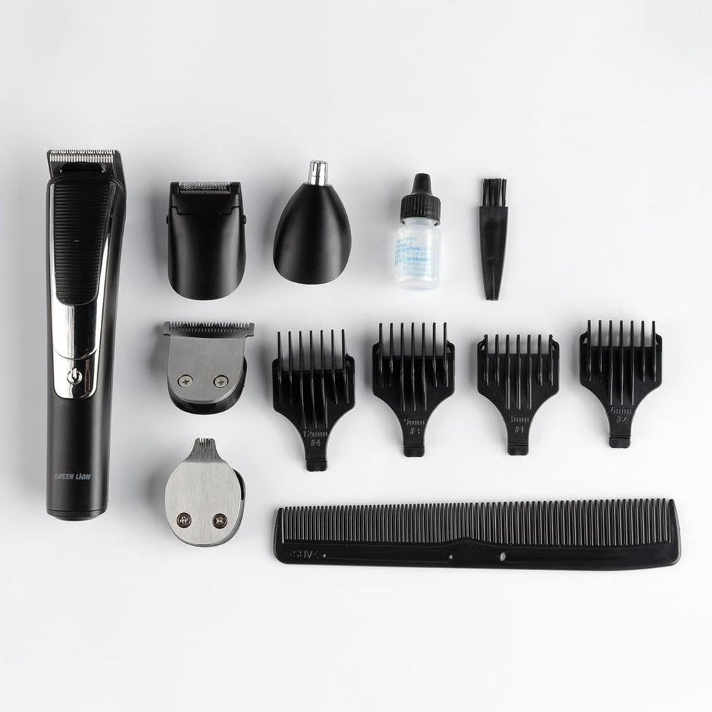 Green Lion Men Grooming Set – Black