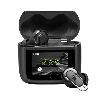 سماعات JBL Tour Pro 3 اللاسلكية (True Wireless Earbuds) الابتكار المطلق: علبة شحن ذكية بشاشة لمس، إلغاء ضوضاء متكيف، وصوت  Hi-Res