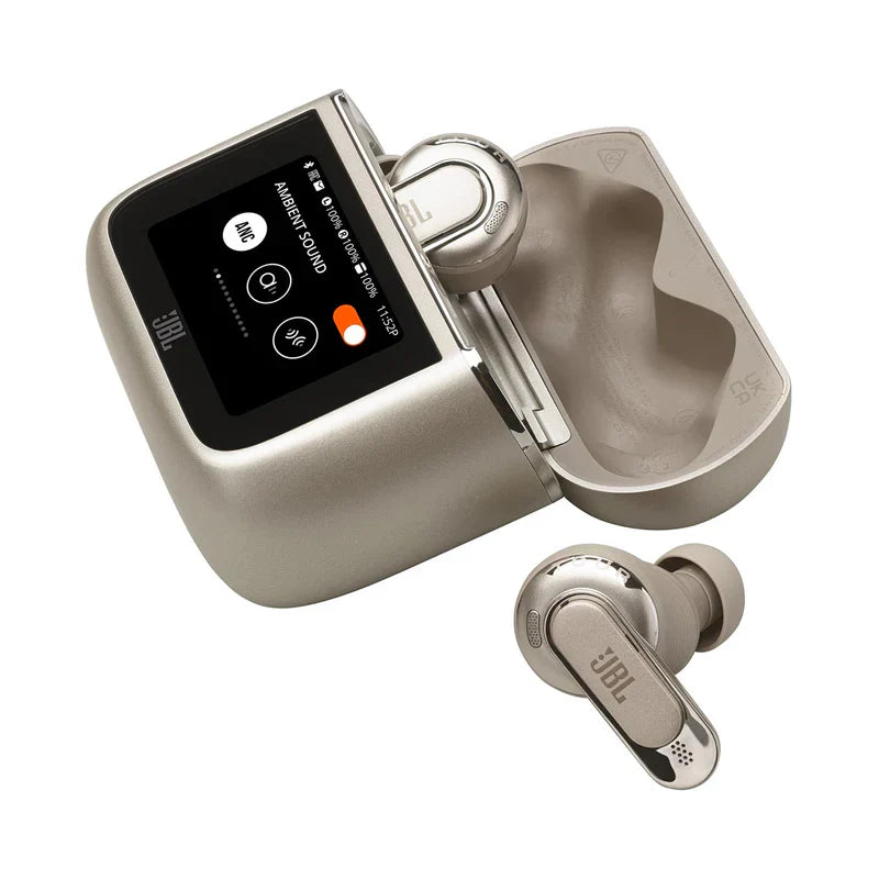 سماعات JBL Tour Pro 3 اللاسلكية (True Wireless Earbuds) الابتكار المطلق: علبة شحن ذكية بشاشة لمس، إلغاء ضوضاء متكيف، وصوت  Hi-Res