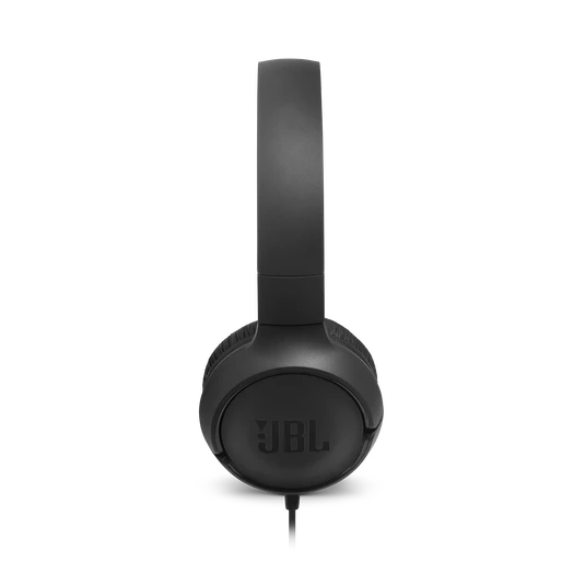 JBL T500 Wired On-Ear Headphones – Black