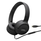 سماعة JBL Tune 520C USB-C السلكية دقة صوت عالية ( Hi-Res )، صوت  PureBass ، وتوافق شامل عبر USB-C
