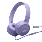 سماعة JBL Tune 520C USB-C السلكية دقة صوت عالية ( Hi-Res )، صوت  PureBass ، وتوافق شامل عبر USB-C