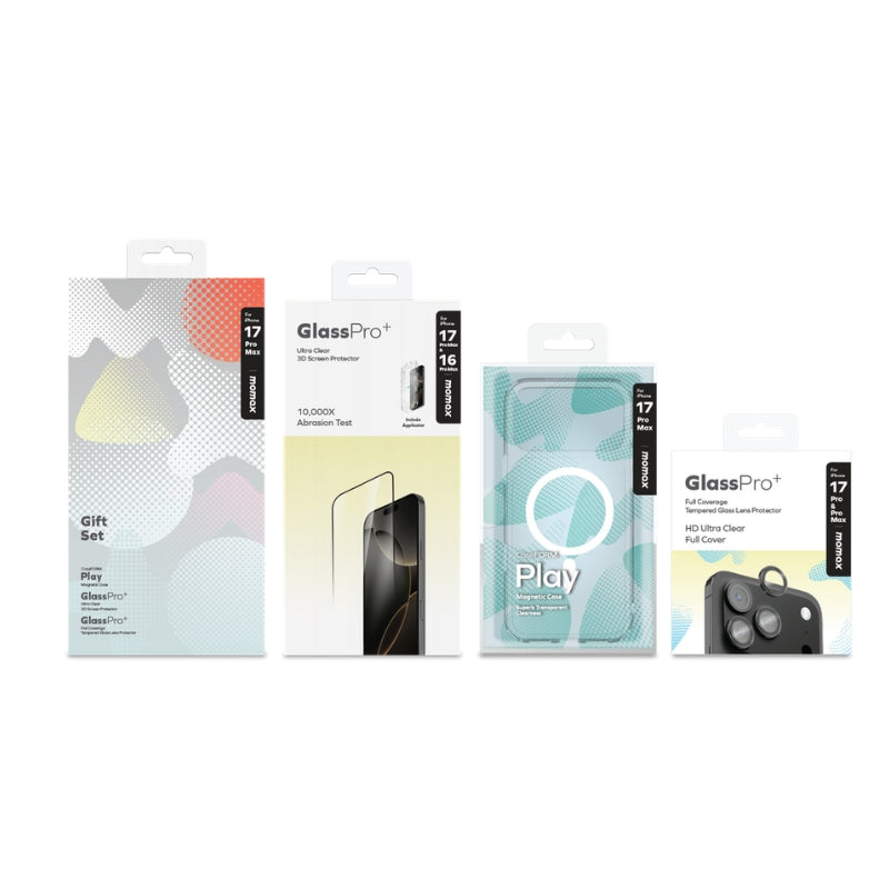 مجموعة الحماية الشاملة Momax لـ iPhone 17 Pro Max