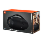 سماعة JBL Boombox 3 Wi-Fi (أسود) قوة صوت هائلة، اتصال Wi-Fi للصوت عالي الدقة، وعمر بطارية  24  ساعة