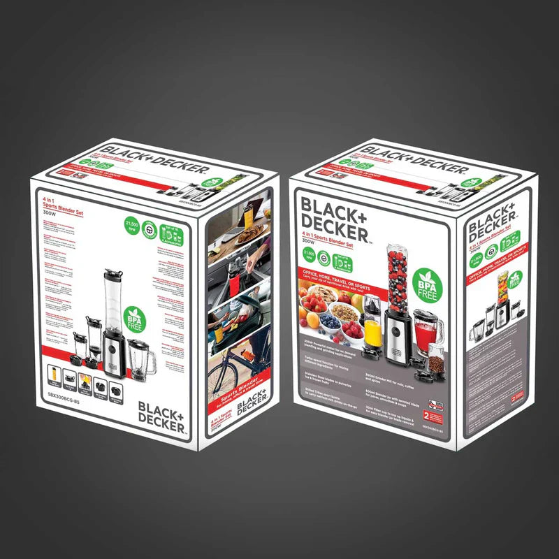 خلاط بلاك اند ديكر (Black&amp;Decker) - الموديل SBX300BCG-B5