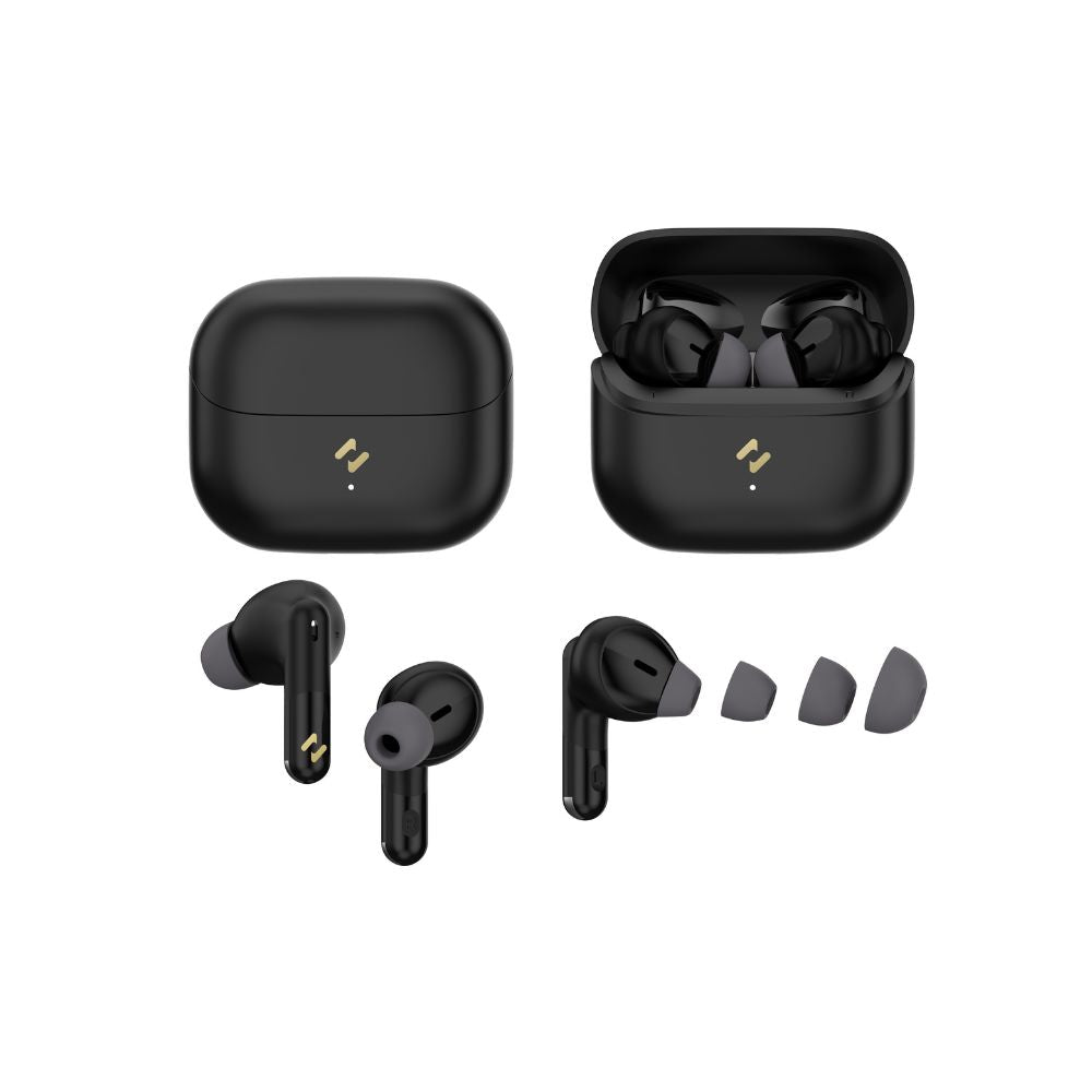 سماعات Havit TW982 اللاسلكية   الاتصال الواضح: AI-ENC للمكالمات، 7.5 ساعات تشغيل، وبيس قوي (13mm Drivers)