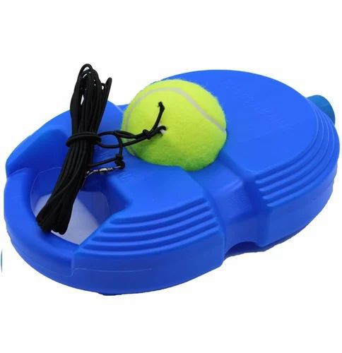 مدرب التنس الفردي مع قاعدة ارتداد وكرات إضافية - للتدريب المنزلي وتحسين المهارات