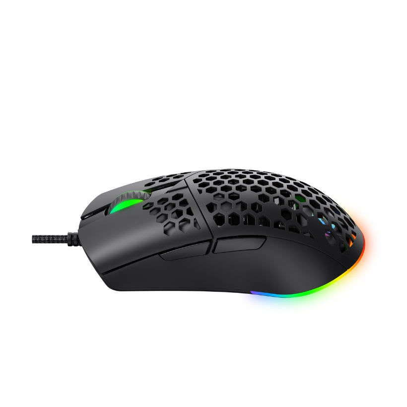 ماوس الألعاب Havit MS1036 السلكي (RGB) خفيف الوزن ( 83g )، دقة  7200DPI ، و 7 أزرار ماكرو