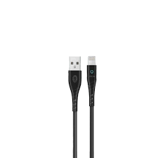 Green Lion USB-A to Lightning Touch Cable 1M 3A Black