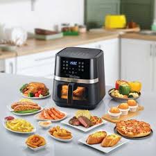 Black&Decker AF5800-B5 Air Fryer 8.5L black/silver (قلاية)