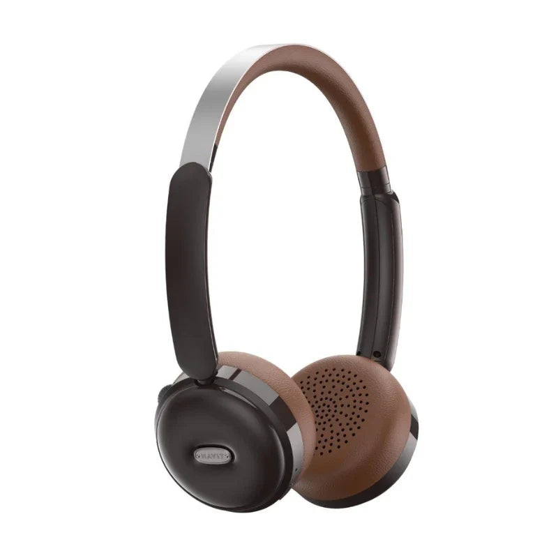سماعة الرأس اللاسلكية Havit H616BT (Vintage Style) تصميم كلاسيكي (Retro)، بطارية تدوم طويلاً، وجودة صوت  Hi-Fi