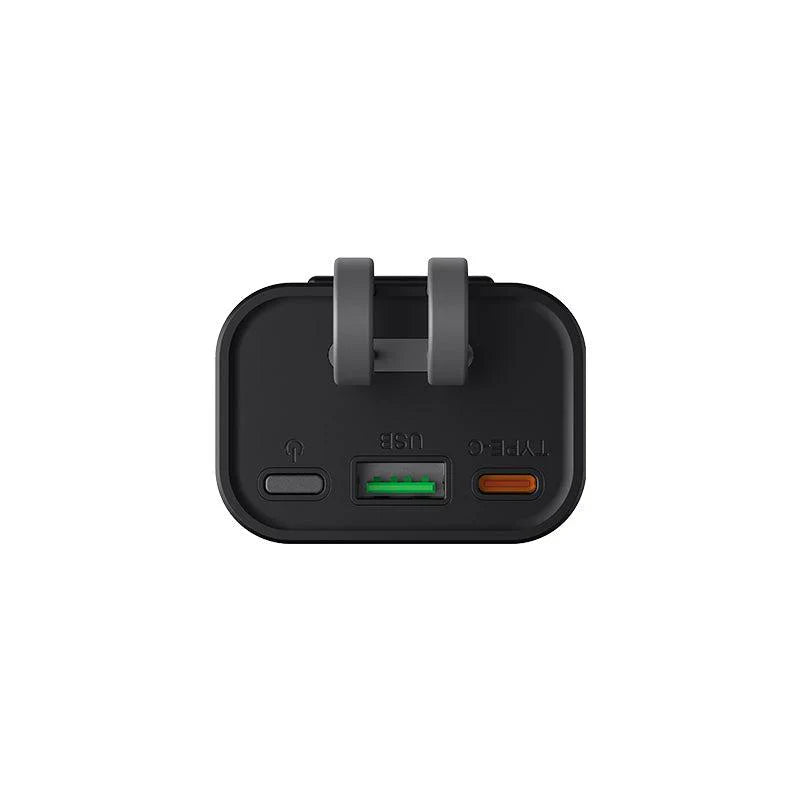 شاحن الطوارئ Havit PB94 ( 10,000mAh ,  22.5W ) - مع كابلات مدمجة الباور بانك المتكامل: كابل  USB-C  وكابل  Lightning  مدمجان وشاشة  LED