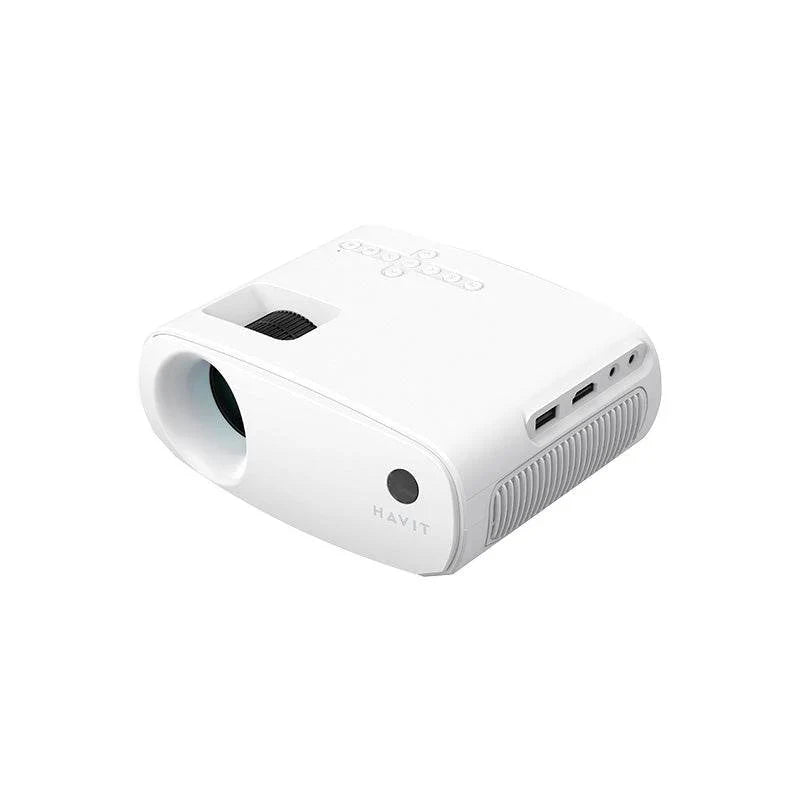 جهاز العرض Havit PJ207 PRO-EU Prime Opal Smart Projector جهاز عرض محمول ذكي: نظام  Android9.0 ، دقة  HD720p ، وصوت  Hi-Fi  هادئ