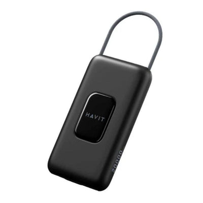 شاحن الطوارئ Havit PB35 ( 20,000mAh ,  22.5W ) سعة ضخمة وكفاءة عالية:  20,000mAh  مع كابل  USB-C  مدمج وشحن  22.5W