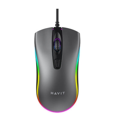ماوس الألعاب Havit MS72 السلكي (RGB) خيار اقتصادي: تصميم مريح، إضاءة RGB، ودقة تصل إلى  1200DPI