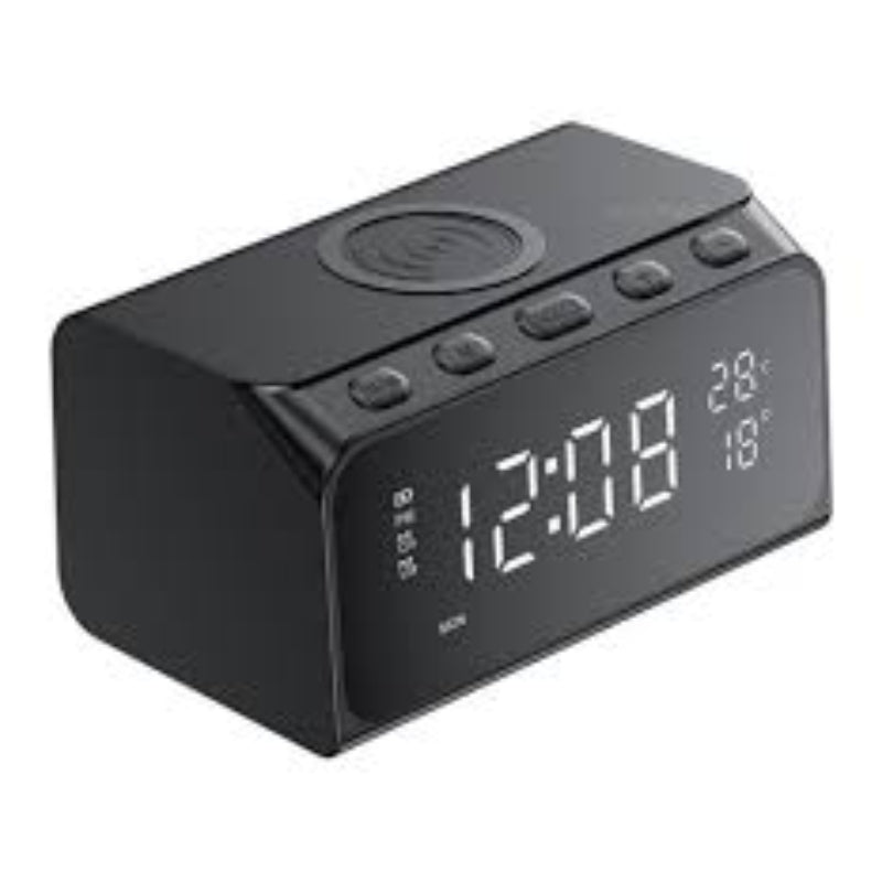 شاحن هافيت اللاسلكي المتعدد (Havit) - الموديل W3041 شاحن 6 في 1: منبه، ساعة، ومحطة طاقة ليلية