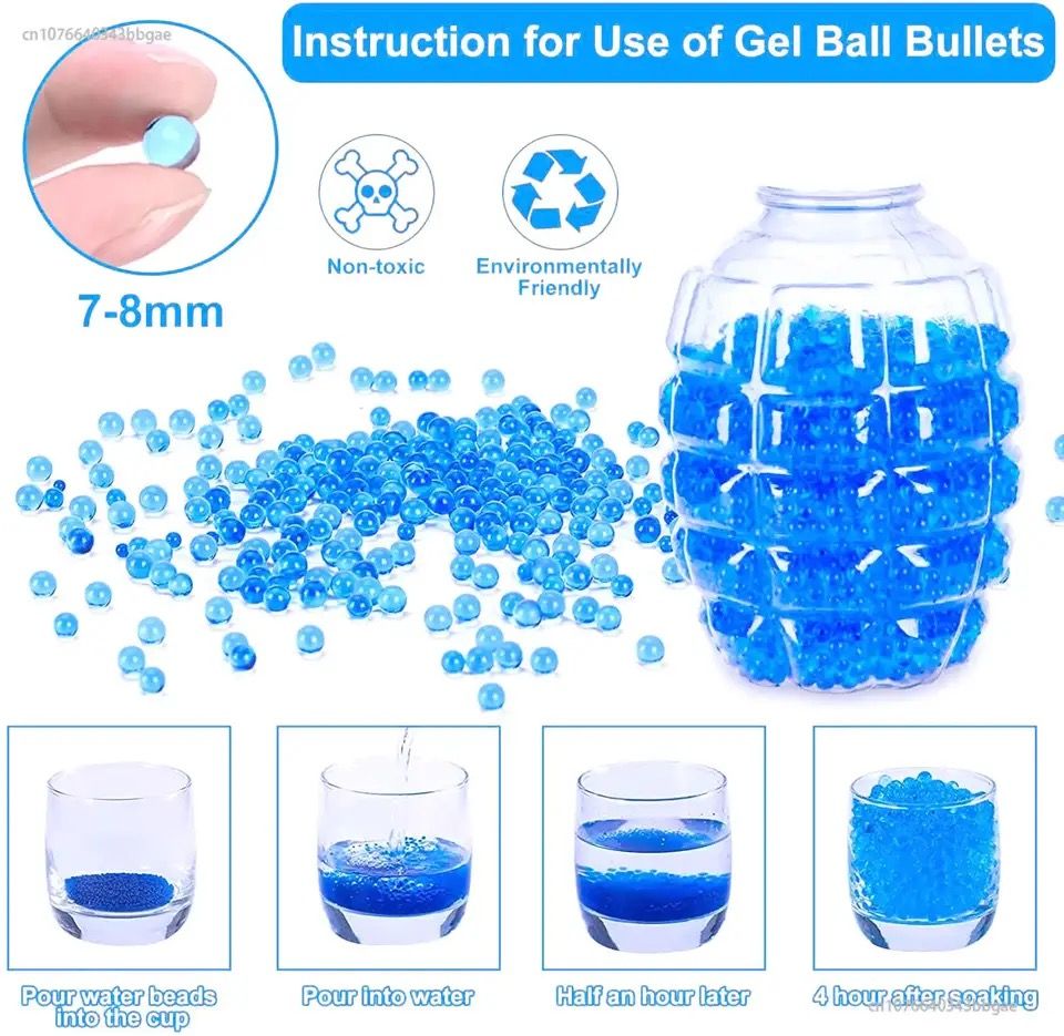 رشاش خرز الجل الكهربائي طراز M416 - لعبة إطلاق آلي للكبار واليافعين (+14)