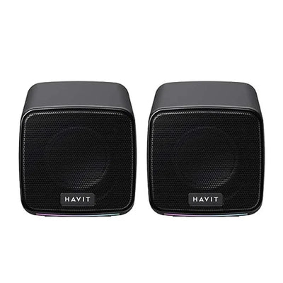 مكبر صوت Havit SK764 USB  2.0  سلكي سماعات مكتب مدمجة: إضاءة  RGB  ملونة، طاقة  6W ، وتوصيل  USB